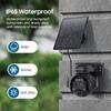 12X Zoom 4G LTE Solar Security Camera 8MP Night Vision Dual-Lens Outdoor WiFi Solar Battery Camera PIR Human Detection