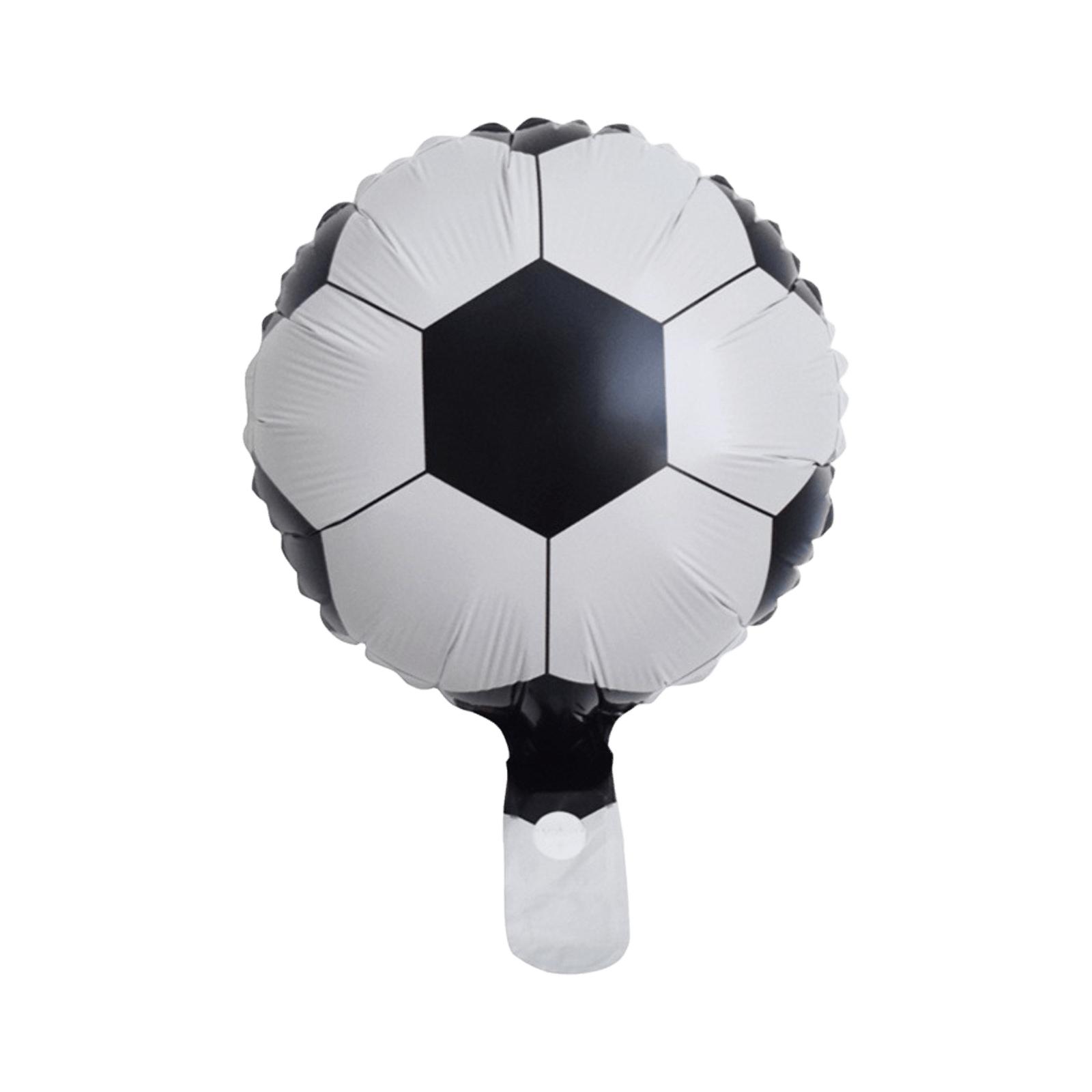

50 шт. Воздушные шары из алюминиевой фольги, Декор для вечеринки в стиле футбола, Шары на день рождения чёрный