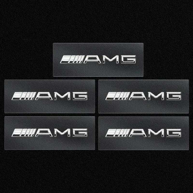 Car Emblem Logo Decorative Stickers Badge Decal Interior Styling For Mercedes Benz AMG A B C E S class GLA GLC CLA GLK GLE