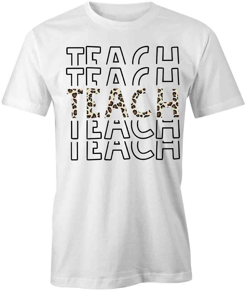 TEACH TShirt Tee Short-Sleeved Cotton SCHOOL LEARNING CLOTHING S1WCA941 XXXXL