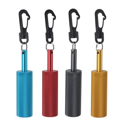 Underwater Shaker with Clip   Diving Stick Noise Maker Crisp Sound Aluminum Alloy Underwater Shaker  with Clip