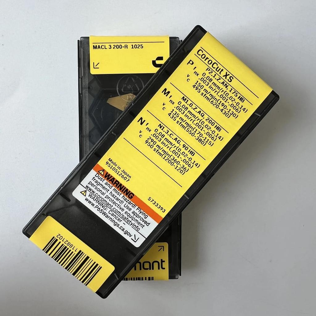 Original Sandvik / MACL3200-R 1025 /  CNC lathe carbide blade 10 Pcs