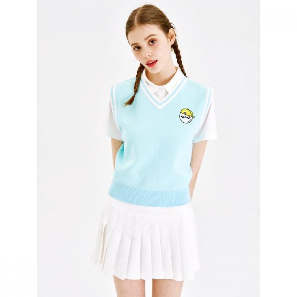 Goxo Pleats Culotte Skirt Heart Attack navy/XS(24-25)