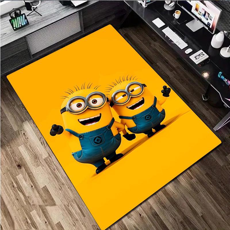 Despicable Minions Rug Carpet Office Decorative Carpet For Living Room Bedroom Door Mat Floor Rug Computer Chair Area Rug