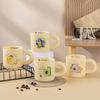High Value Fruit Ceramic Cup Home Office Water Cup Cute Girl Coffee Cup Milk Mug Gift
