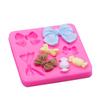 Bow Knot Resin Art Molds Fondant Chocolate Pudding Silicone Mold Bowknot Design Modeling Cake Decoration Cake Decorating Tools