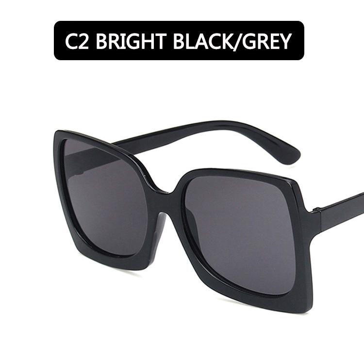Big Frame Fashion Oversized Sunglasses Women Brand Designer Plastic Female Gradient Sun Glasses  mujer UV400