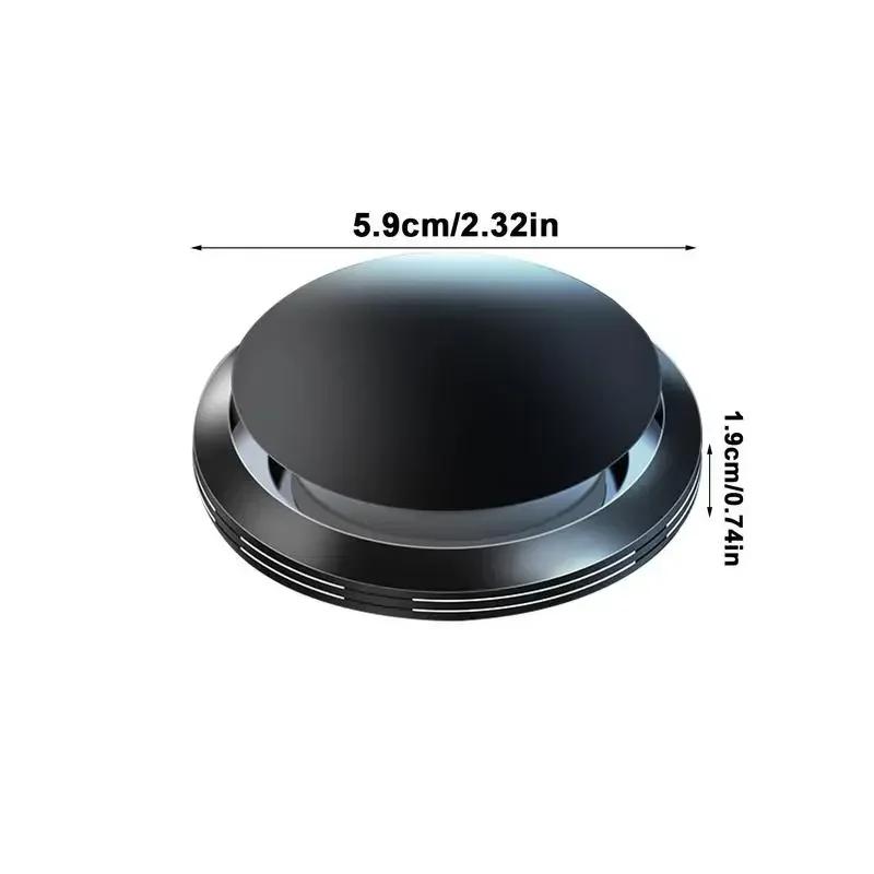 Car Aromatherapy Flying Saucer Shape Rotating Adjustment Long-lasting Light Fragrance Car Solid Perfume Car Decorative Ornaments