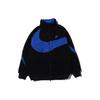 Omkeerbare Boa Jas met Grote Swoosh (Azië-maatvoering) Zwart/Game Royale Heren Buitenjas BQ6546-009