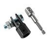 1/2 Inch Scissor Jack Adapter, Impact Wrench Drive Adaptor Tool, Chrome Vanadium Steel Shear Jack Ball Joint Rod Accessory
