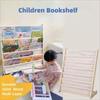 Multi-Layer Children Bookshelf Solid Wood Book Case Household Book Storage Rack  For Kids Storage
