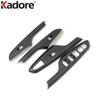Car Interior Door Window Lift Switch Button Panel Cover Trim For Hyundai Kona Encino Kauai 2017- Carbon Fiber Accessories