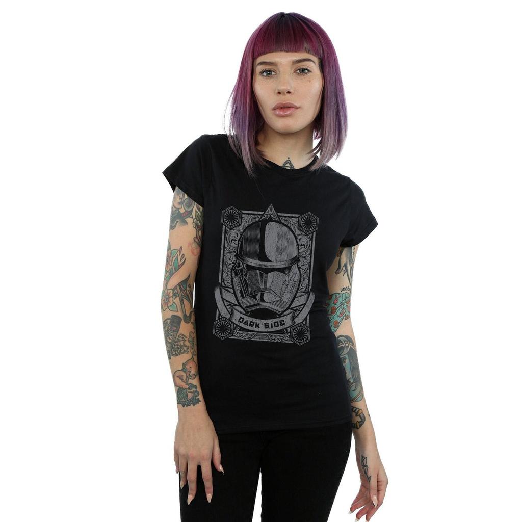 Star Wars: The Rise of Skywalker Womens/Ladies Trooper Dark Side Cotton T-Shirt