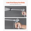 Airless Paint Spray Gun and Hose Kit, 3600PSI High Pressure Paint Sprayer Hose Set with 5 Tips, 211, 315, 417, 517, 623, Swivel Joint Airless Spray