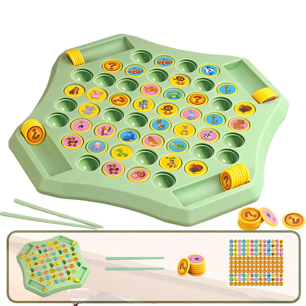 Tier Memory Schach Lustiges Gedächtnisspiel Brettspiele Eltern-Kind Interaktiv Familienparty Brettspiele Kinder Erwachsene Soziales Tischspiel