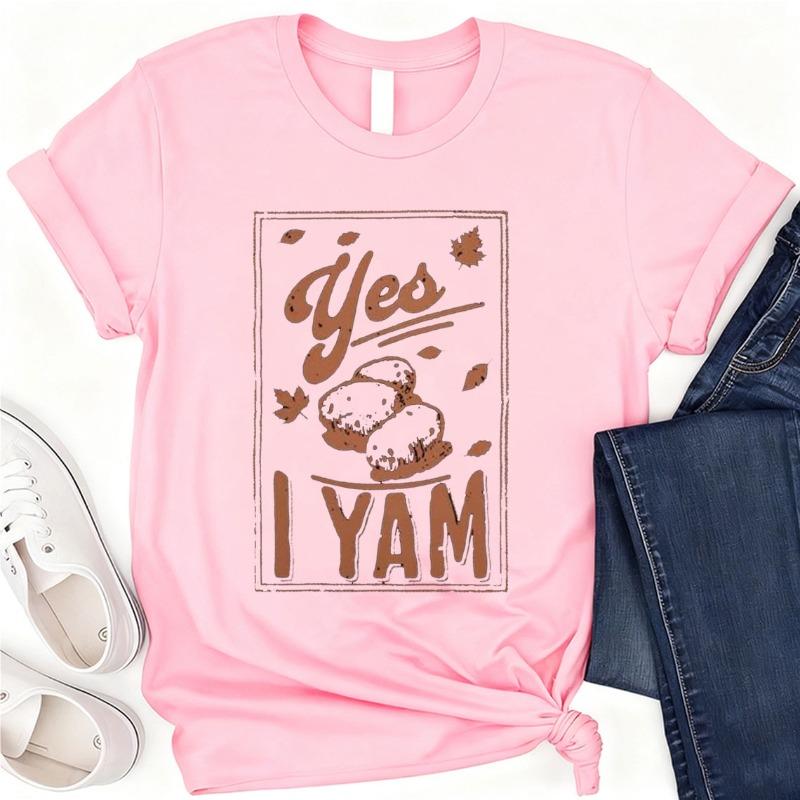 Shes My Sweet Potato I Yam Cotton TShirt Couples Holiday Matching Shirts for Husband and Wife Casual Short Sleeve Casual Tops