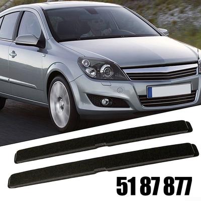 Lot de 2 barres de toit avant et arrière noires pour Opel Astra H (5187877, 5187878)