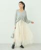 Music Drawstring Knit Pullover Heather Gray [Earth & Ecology] Women's Sweater,