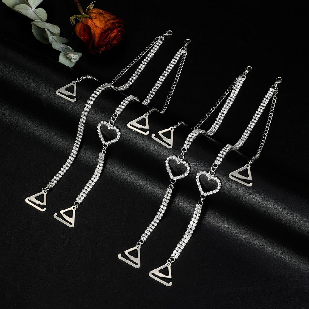 Abnehmbare Strass-BH-Träger Sexy Off-Shoulder-BH Schultergurte Abendkleid