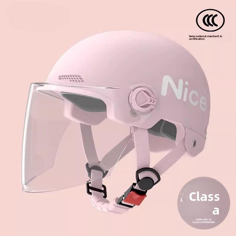 Electric Vehicle Helmet Men and Women Large Summer Breathable Four Seasons Universal Safety Helmet Half Helmet