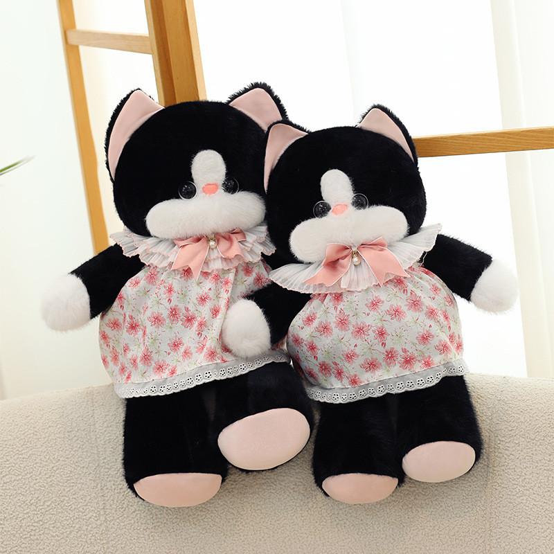Cute And Realistic Cat Plush Toy Doll Sleep Pillow For Girls Soft Cuddly Gift