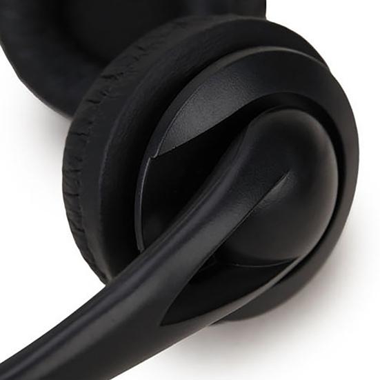 SY490 Wired Headset Universal Noise Cancelling Over Ear USB Binaural Headphone with Mic for Online Teaching