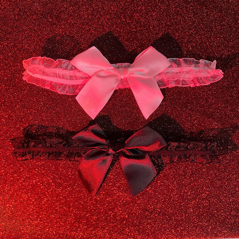 Festtillbehör Bälte Rosett Spets Elastiska Lårringar Brud Benstrumpband Ring Lårring Cosplay Underkläder Armbindlar