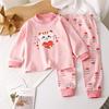 Children's Autumn And Winter Long Sleeved Pure Cotton Thermal Underwear Set