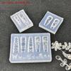 One-piece Peacock 3D Emboss Silicone Artistic Nail Design DIY Manicure Moulds
