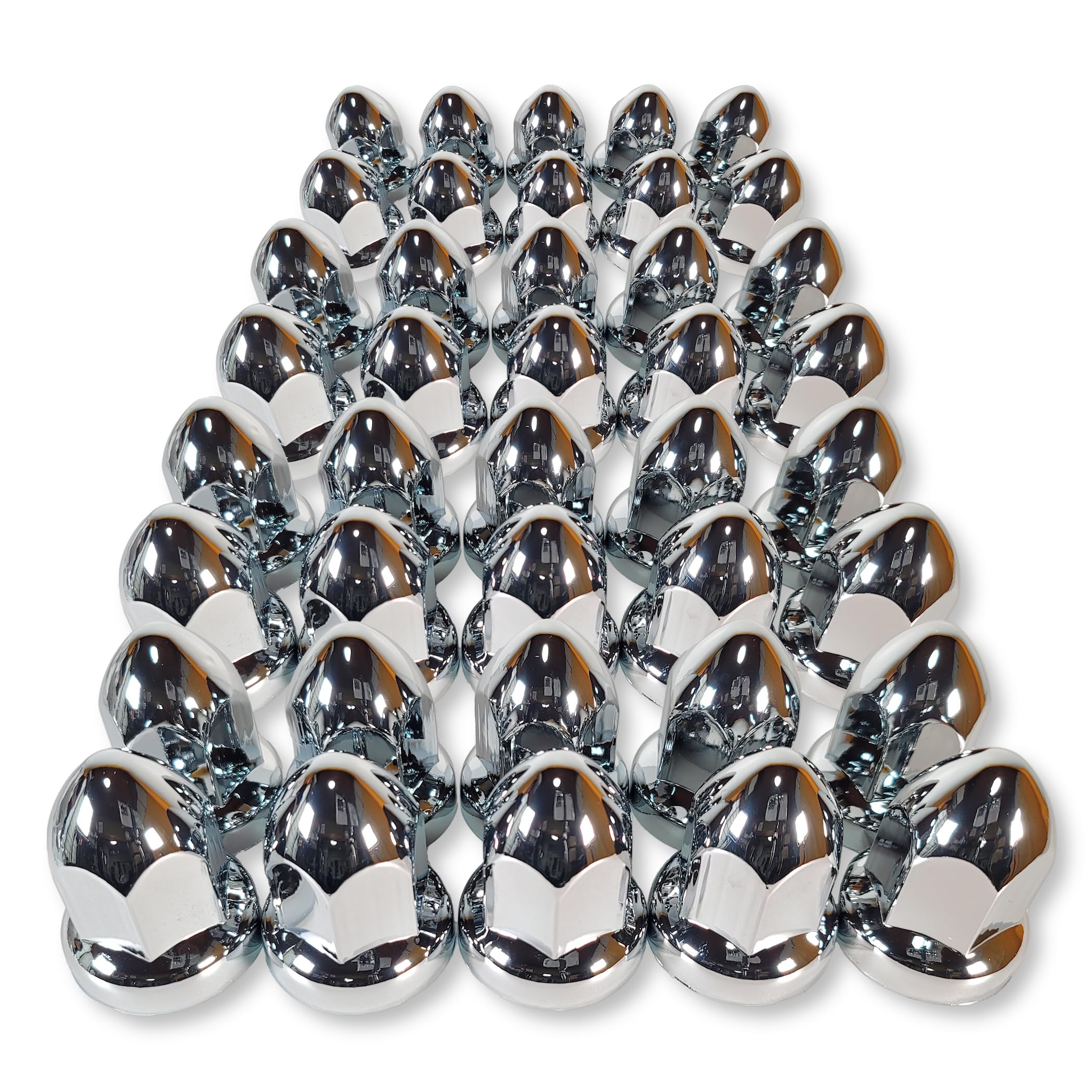 

Lezalic Остроконечная гайка 33 мм ISO Хром Тюнинг для кастомных самосвалов и декоративных грузовиков, 40 колпачков, H60, Хромированная, Американский, Европейский, Грузовики, Грузовики, (набор (+