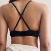 Sexy thread tube top new French bra sports suspender bra no chest pad cross underwear women