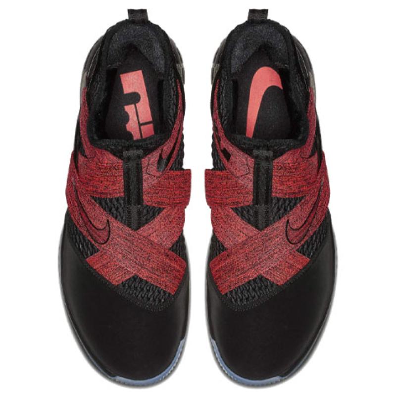 Nike LeBron Zoom Soldier 12 Black Red Sneakers AO2609-003