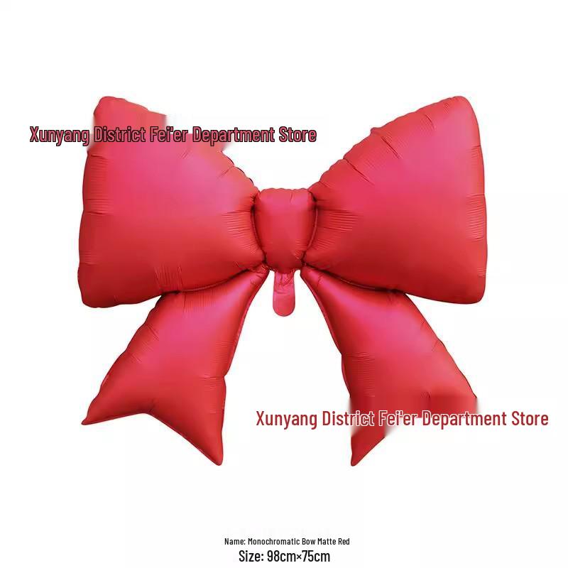 2026 Large Bow Aluminum Foil Balloon for Children's Birthday, Adult Party, or Wedding Decoration