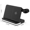 3 in 1 Foldable Wireless Charger Station Fast Charging Dock for iPhone Samsung Huawei Phone Watch Earbuds Qi-Certified 15W Desktop Stand