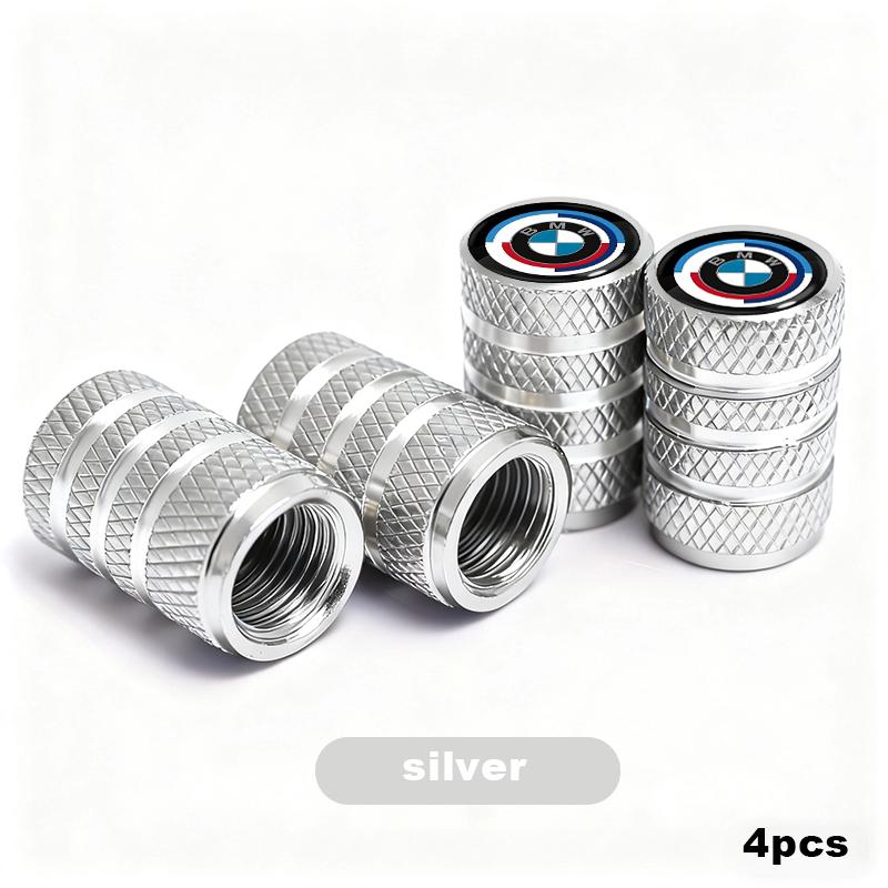4Pcs Car Wheel Tire Valve Caps Air Stem For BMW M6 M5 M3 X1 X3 X5 E38 E39 E46 E53 E60 E61 E64 E70 E71 E85 E87 E90 E83 F10 F30