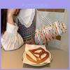 Colorful Rainbow Mini Canvas Cosmetic Bag Small Bag Coin Purse Student Pencil Case Wrist Bag