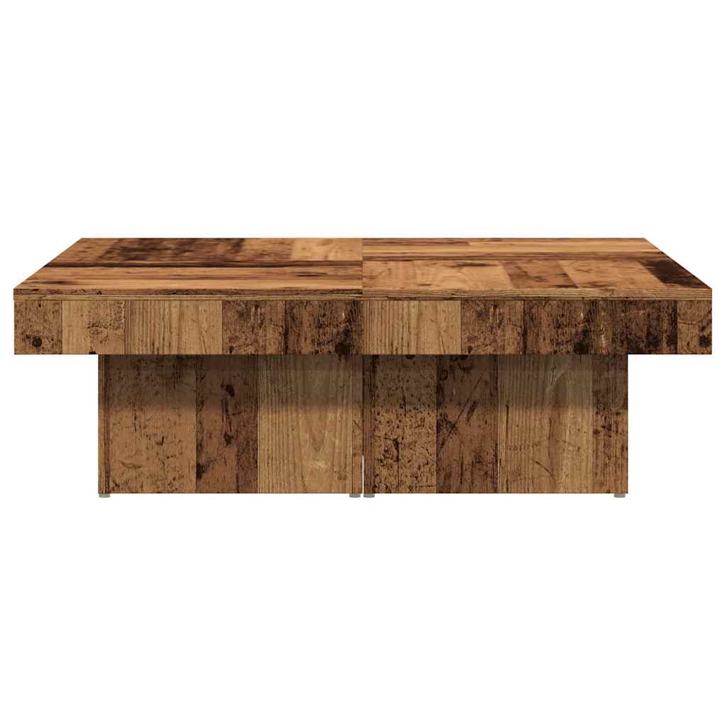  Coffee Table, Old Wood, 90x90x28 Cm, Chipboard