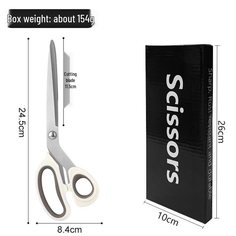 Tailor's Special 10" Stainless Steel Sewing Scissors for Fabric Cutting