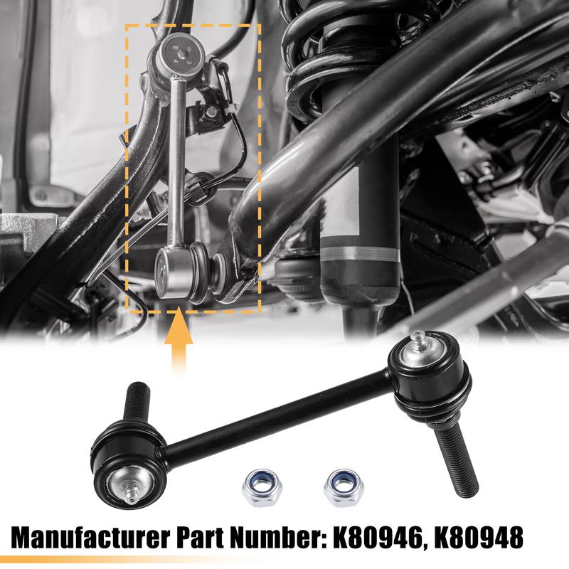 UXCELL 2pcs Front Sway Bar Links K80946 K80948 End Link for Toyota Tacoma 2005-2019