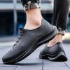 New Low-top Rain Shoes Men's Adult Wear Non-slip Waterproof Shoes Exposed Ankles Shallow Mouth Work Overshoes Rainproof Rubber Shoes