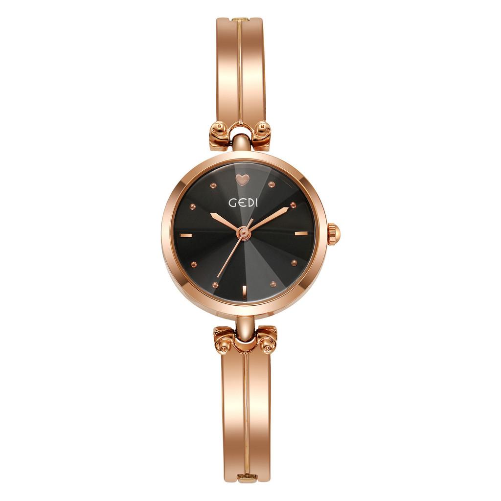 Ladies Quartz Watch With Waterproof Alloy Band And Decorative Dial For Casual Wear