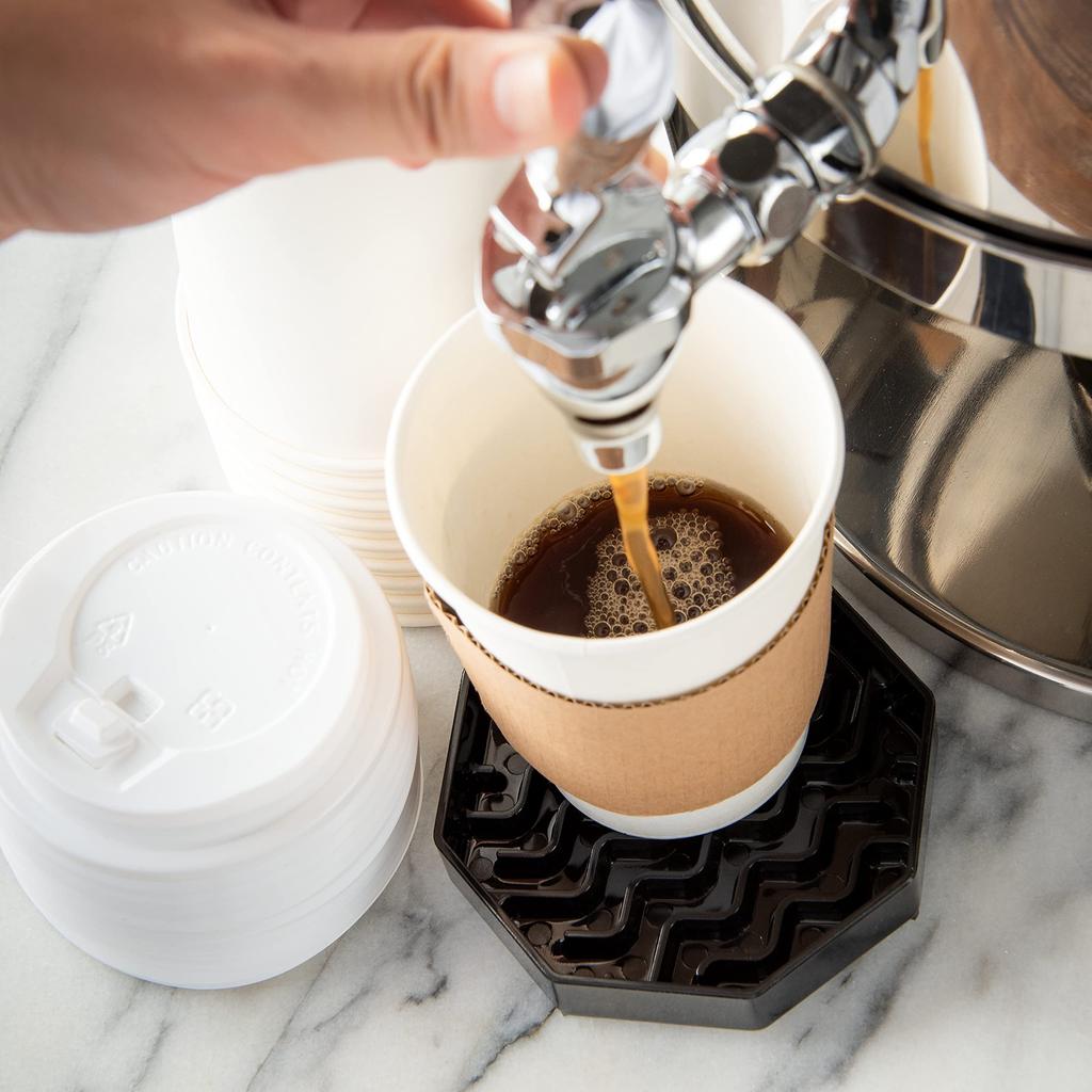 Carlisle Drip Tray, Octagonal, 4-inch, Black, 11030(03)