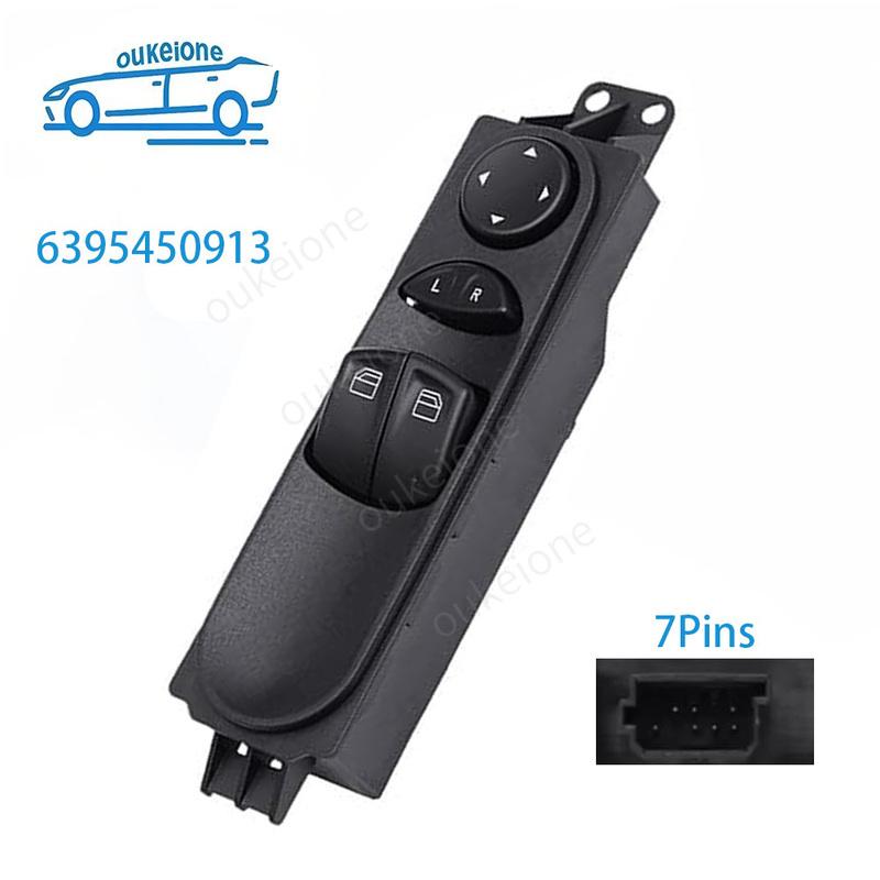 For Mercedes -Benz W639 Vito Mixto Kasten 2003-2015 Electric Power Master Window Switch Glass Lifter Control Button 6395450913