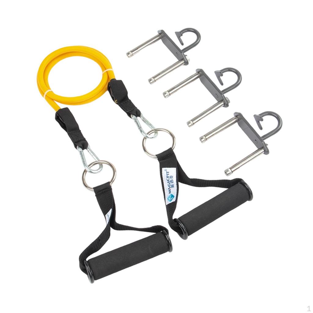 3ks Nástěnné kotvy pro odporové pásy Posilovací háčky se šroubovacím upevněním pro