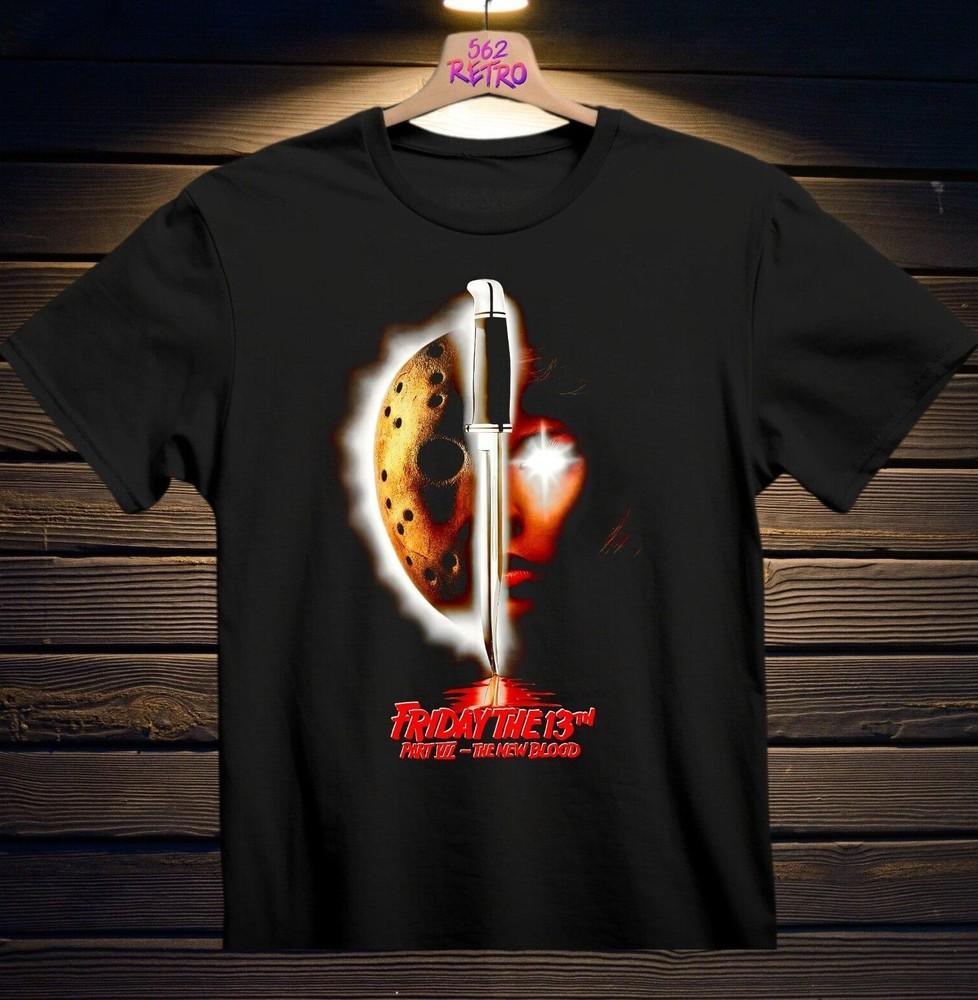 Friday The 13th Part VII The New Blood Horror Movie TShirt Black S3XL Unisex T-Shirt M