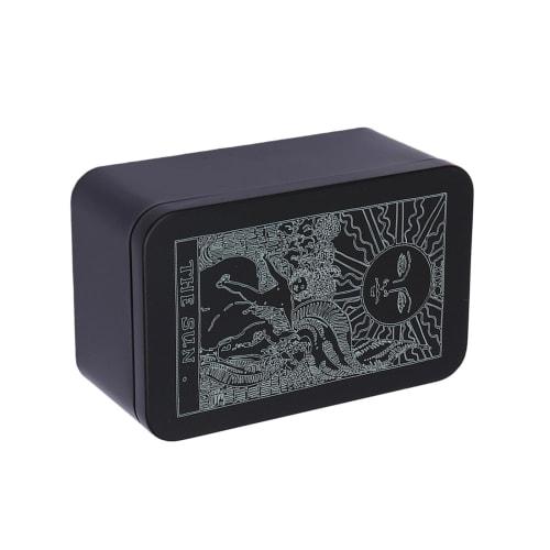 Metal Rectangle Organizer Box Playing Cards Storage Money Coin Candy Case Business Tarot Tin Tarot Card Container