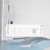 Multifunctional LED Wall Clock with Temperature Display Adjustment Brightness and 2 Alarms 12/24 Hour Memory Function