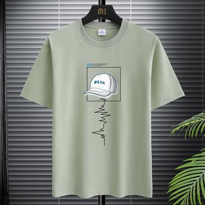 Tricou pentru bărbați Îmbrăcăminte Fitness Alb O Gât Anime Tricou pentru bărbați Oversized S-5XL Tricouri bărbați Goth Punk Hat Print
