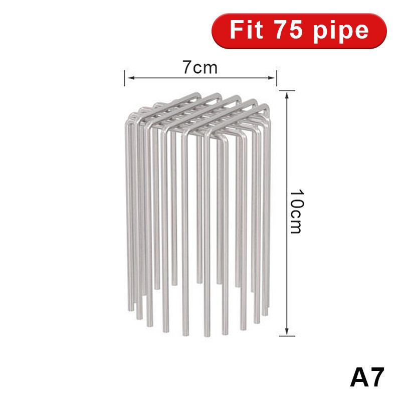 304 Stainless Steel Drain Cover Anti Clogging Interpolated Filter Screen For PVC Pipe Rain Pipe Cap, Sewer Pipe Cap, Anti Rodent