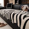Non-Slip Couch Cover Plush Universal Irregularity Sofa Cushion European Style Retro New Prevent Cat Scratching Sofa Covers